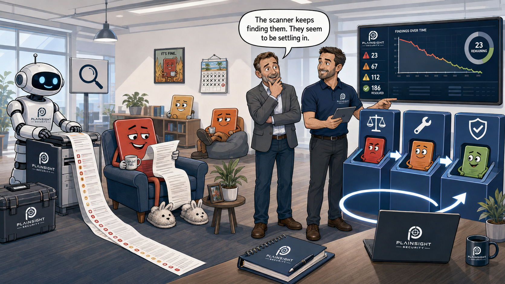 Security team prioritising and remediating vulnerabilities instead of relying on scanner results alone.